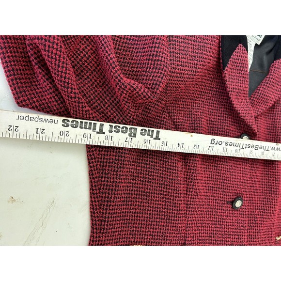 Petite Perceptionsby Irene B Suit Slacks Pants Set Res and Black Size 8 P - Picture 11 of 11